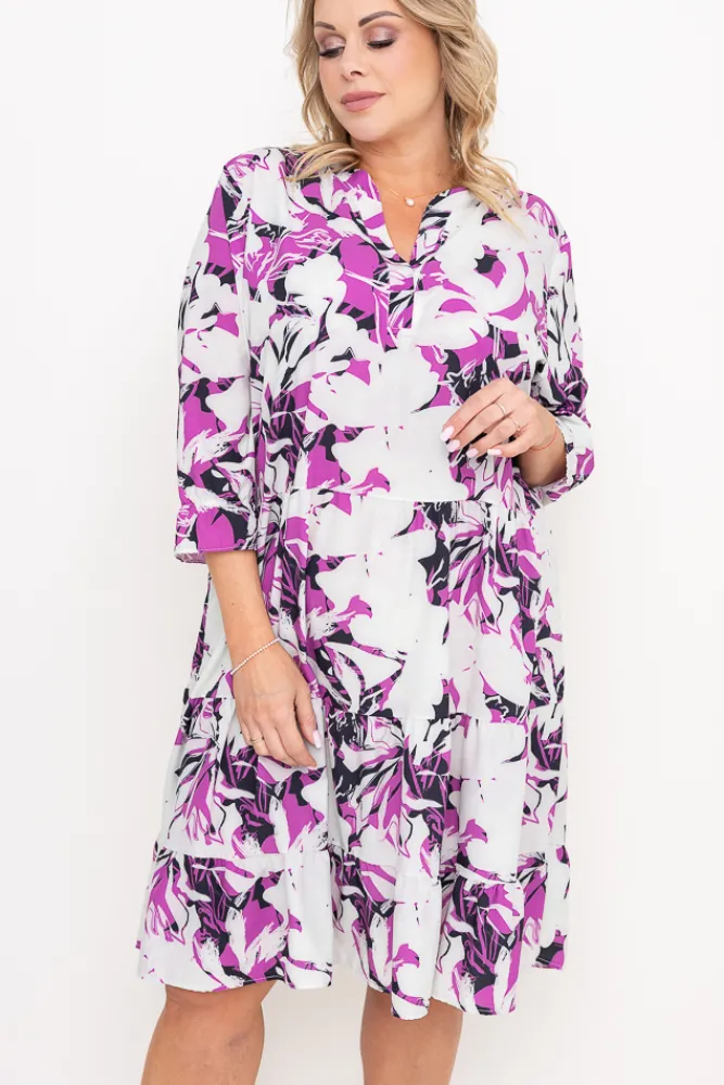 Polski Sukienka KORTIGO Wzór 12