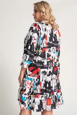 Polski Sukienka KORTIGO Wzór 2