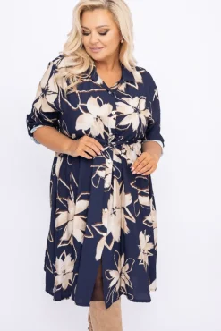 Włoski Sukienka koszulowa AUTUMNO Wzór 4