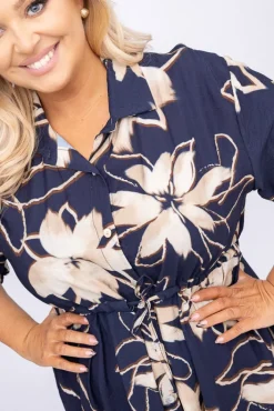 Włoski Sukienka koszulowa AUTUMNO Wzór 4