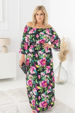 Polski Sukienka maxi AMALTE Wzór 6