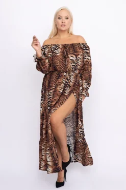 Włoski Sukienka maxi VERMI Wzór 2