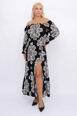 Włoski Sukienka maxi VERMI Wzór 32