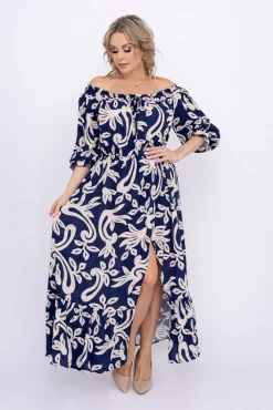 Włoski Sukienka maxi VERMI Wzór 5