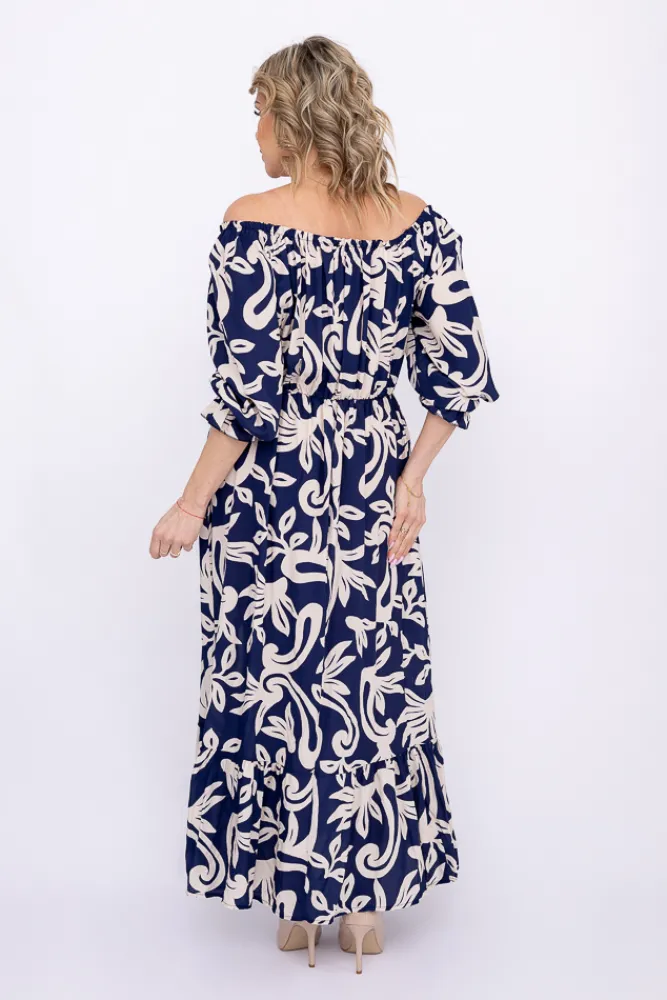 Włoski Sukienka maxi VERMI Wzór 5
