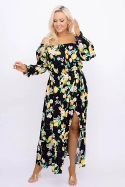 Włoski Sukienka maxi VERMI Wzór 19