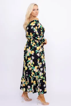 Włoski Sukienka maxi VERMI Wzór 19