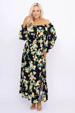 Włoski Sukienka maxi VERMI Wzór 19