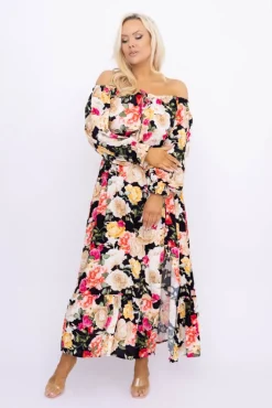 Włoski Sukienka maxi VERMI Wzór 21