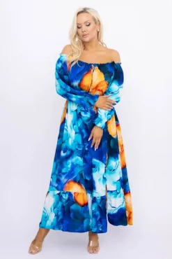 Włoski Sukienka maxi VERMI Wzór 23