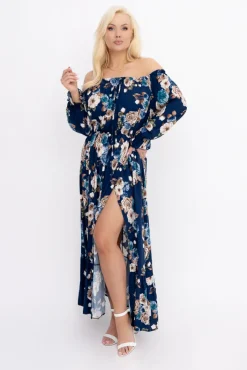 Włoski Sukienka maxi VERMI Wzór 44