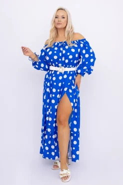 Włoski Sukienka maxi VERMI Wzór 16