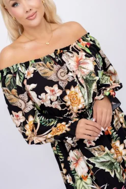 Włoski Sukienka maxi VERMI Wzór 33