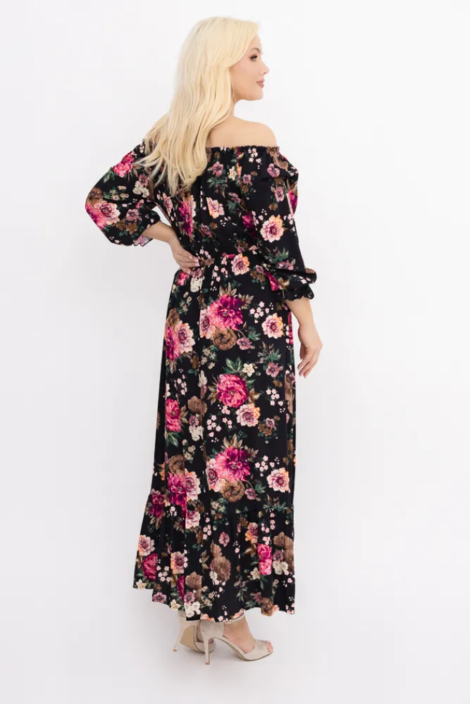 Włoski Sukienka maxi VERMI Wzór 48