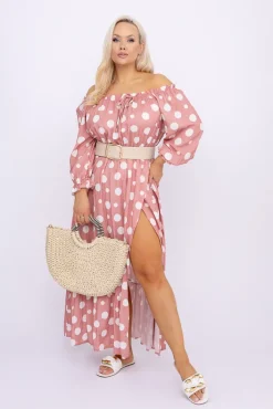 Włoski Sukienka maxi VERMI Wzór 14