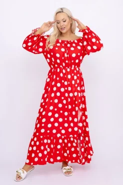 Włoski Sukienka maxi VERMI Wzór 18