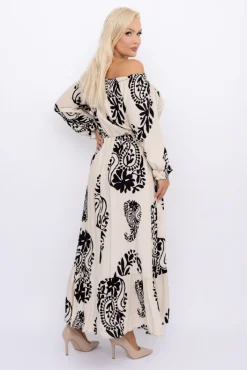 Włoski Sukienka maxi VERMI Wzór 38
