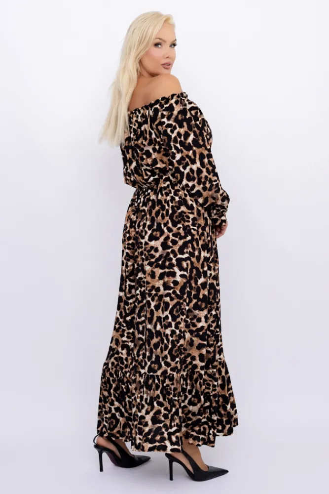 Włoski Sukienka maxi VERMI Wzór 34