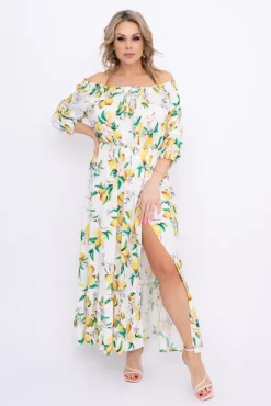 Włoski Sukienka maxi VERMI Wzór 24