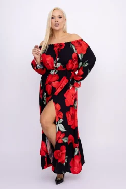 Włoski Sukienka maxi VERMI Wzór 9