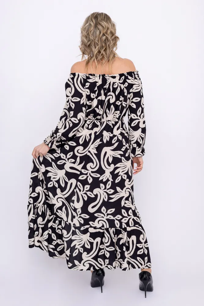 Włoski Sukienka maxi VERMI Wzór 6