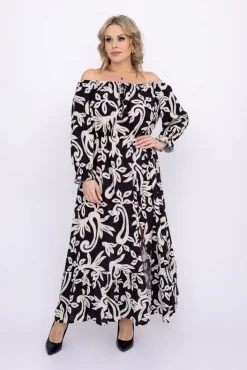 Włoski Sukienka maxi VERMI Wzór 6