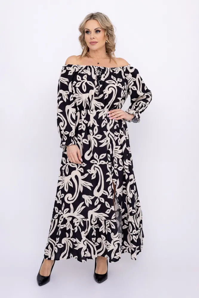 Włoski Sukienka maxi VERMI Wzór 6