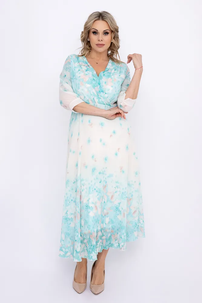 Włoski Sukienka plisowana KEMELI Wzór 3