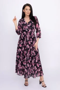 Włoski Sukienka plisowana KEMELI Wzór 7