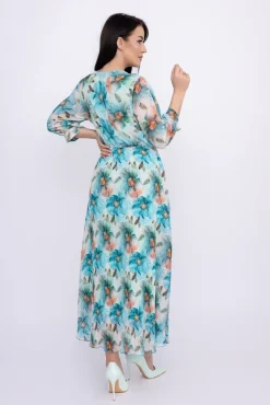 Włoski Sukienka plisowana KEMELI Wzór 6