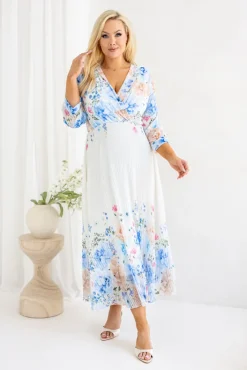 Włoski Sukienka plisowana KEMELI Wzór 13