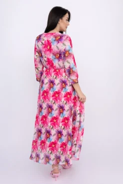 Włoski Sukienka plisowana KEMELI Wzór 5