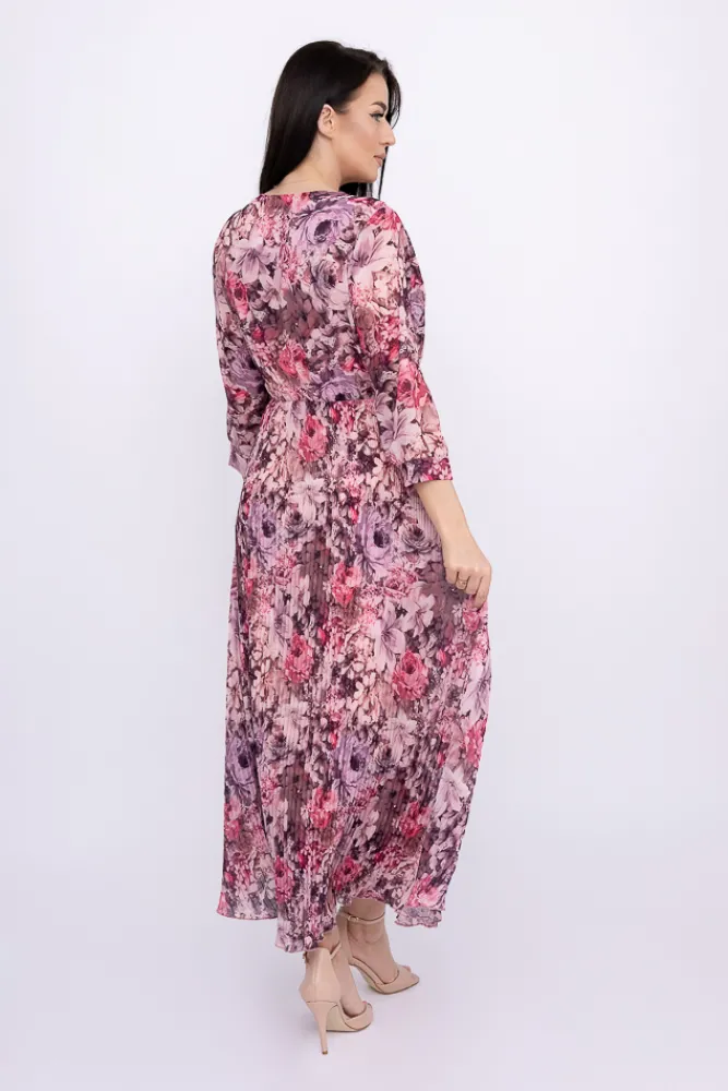 Włoski Sukienka plisowana KEMELI Wzór 9