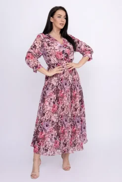 Włoski Sukienka plisowana KEMELI Wzór 9