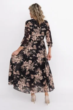 Włoski Sukienka plisowana KEMELI Wzór 15