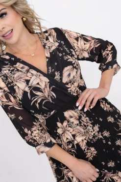 Włoski Sukienka plisowana KEMELI Wzór 15