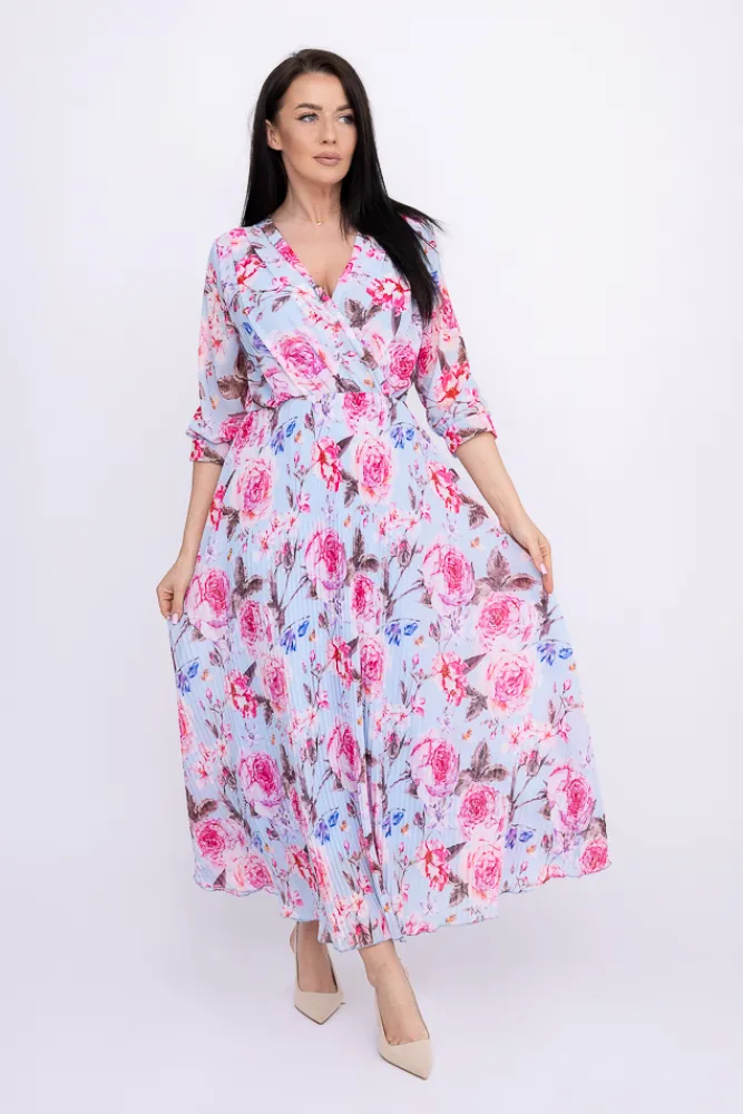 Włoski Sukienka plisowana KEMELI Wzór 8