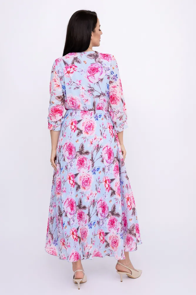 Włoski Sukienka plisowana KEMELI Wzór 8