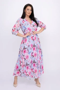 Włoski Sukienka plisowana KEMELI Wzór 8