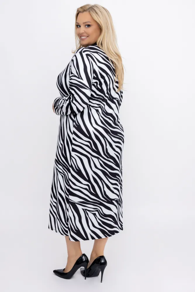 Włoski Sukienka prążkowana YAROZI