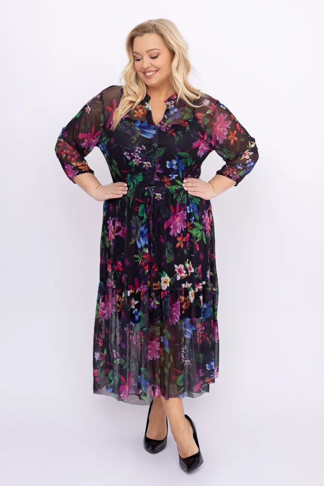 Polski Sukienka siateczkowa AMY Wzór 14