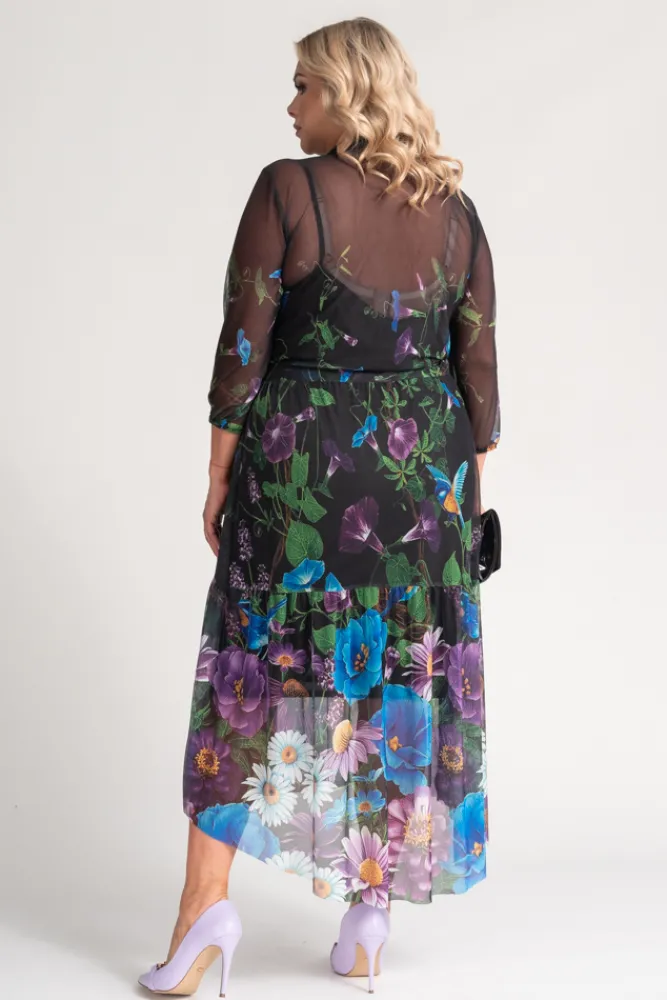 Polski Sukienka siateczkowa AMY Wzór 10