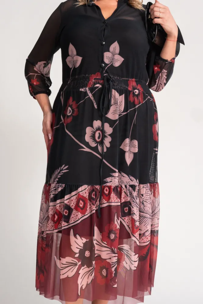 Polski Sukienka siateczkowa AMY Wzór 11