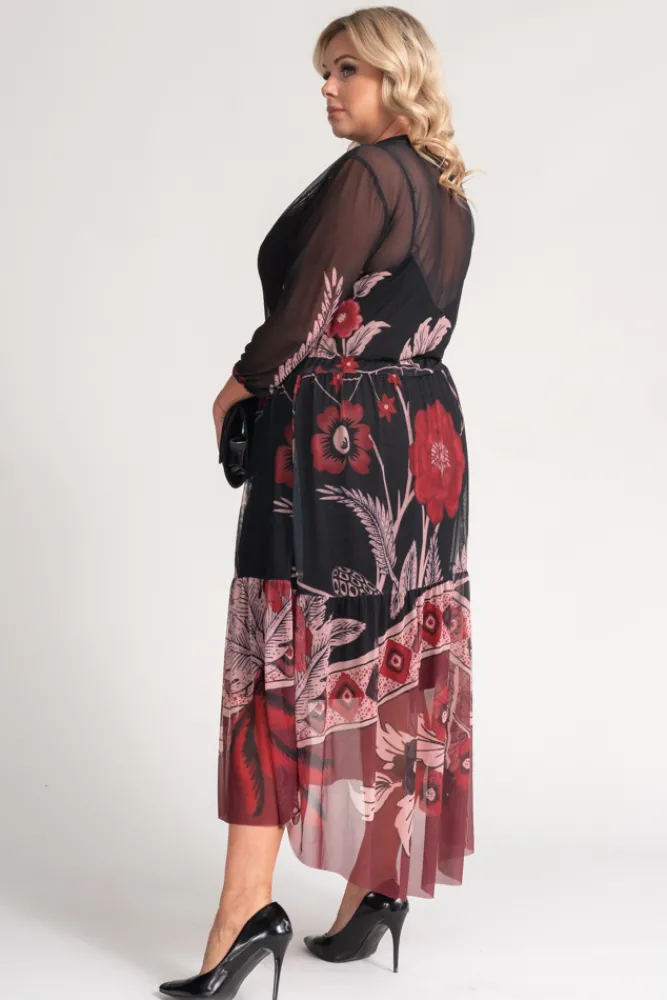 Polski Sukienka siateczkowa AMY Wzór 11