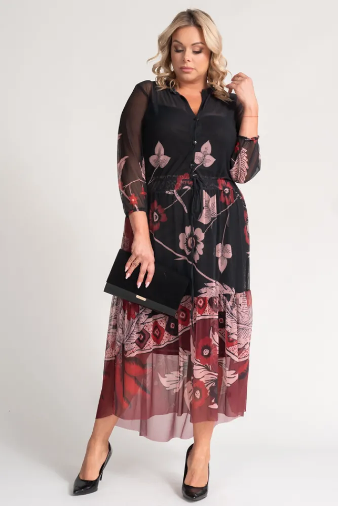 Polski Sukienka siateczkowa AMY Wzór 11