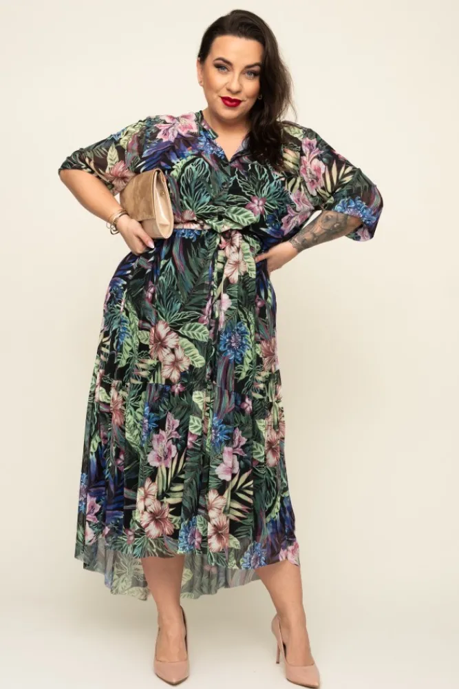 Polski Sukienka siateczkowa AMY Wzór 1