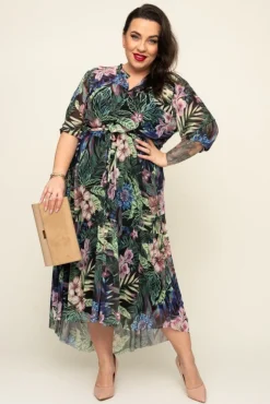 Polski Sukienka siateczkowa AMY Wzór 1