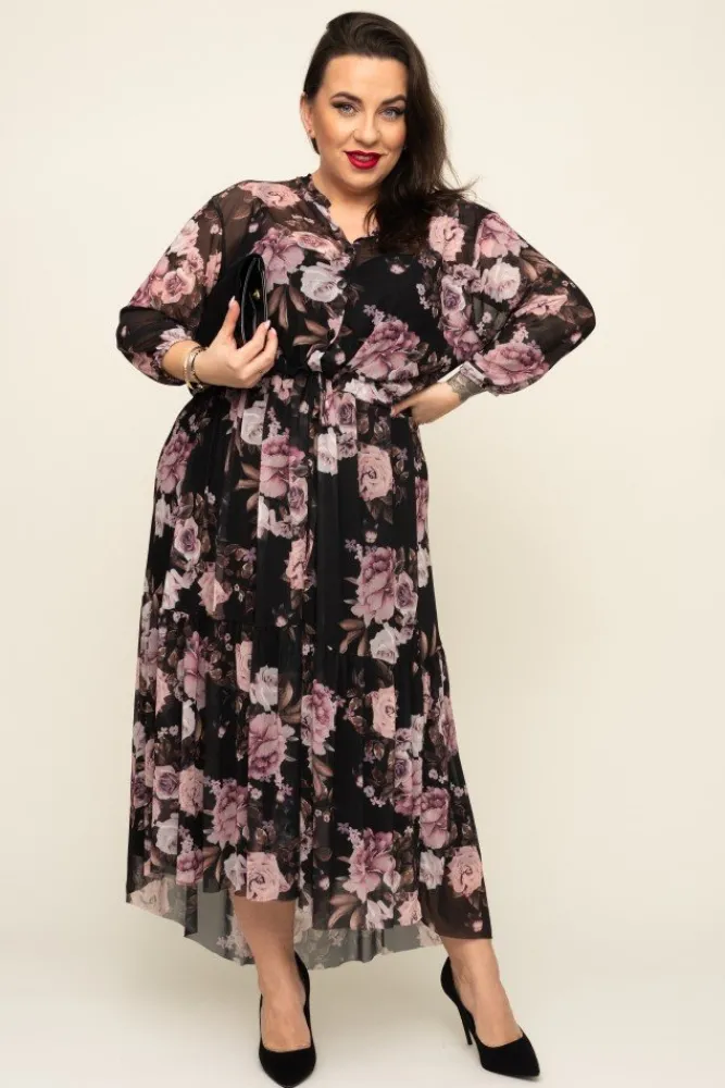 Polski Sukienka siateczkowa AMY Wzór 2