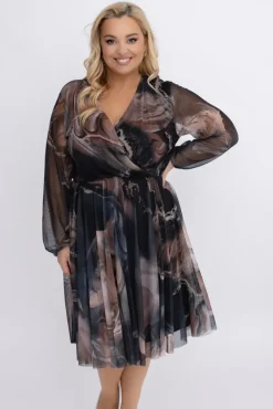 Włoski Sukienka siateczkowa ANTUA Wzór 2