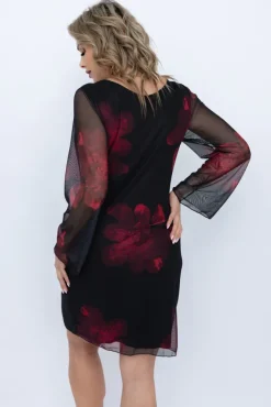 Włoski Sukienka siateczkowa BARKOLA Wzór 2